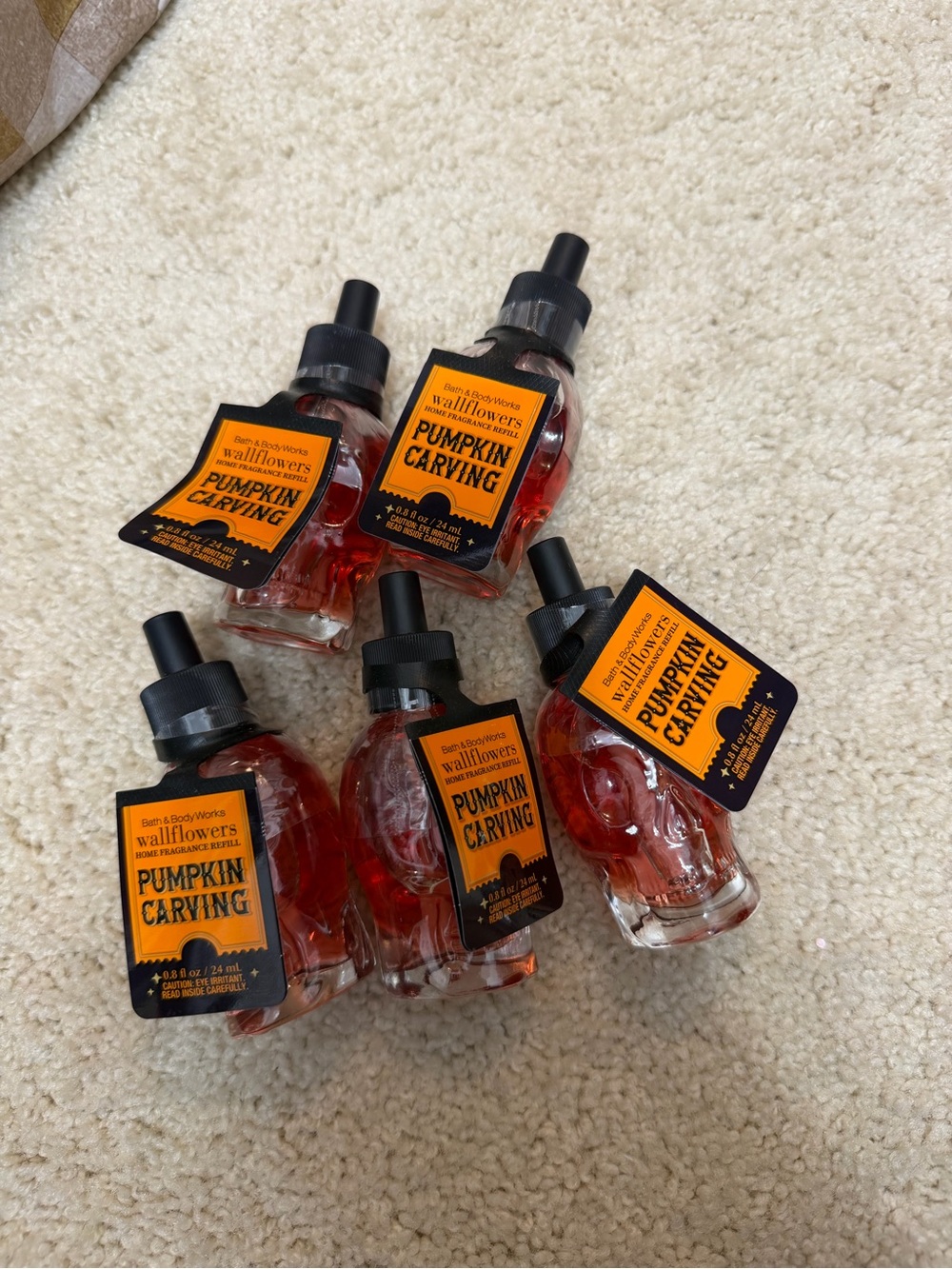 NEW NWT 5 Bath & Body Works Refills-Pumpkin Carnival